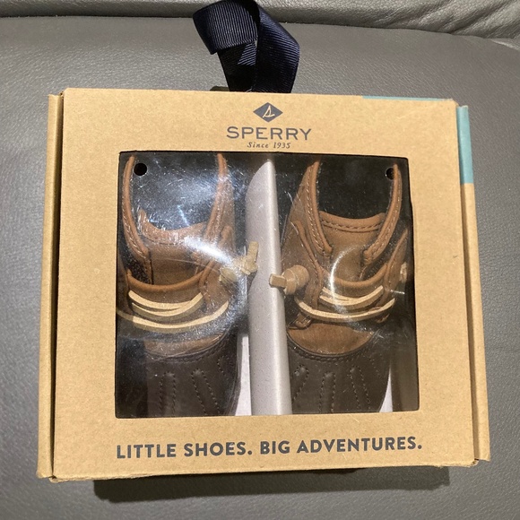 Sperry Icestorm crib shoe size 4 - 9-12m - Picture 1 of 3